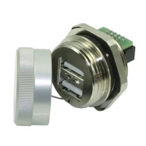 IP67 Dualport USB type A-M25